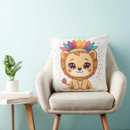 Lioness [Theme] Women's T-Shirt Design Brazil Gift Throw Pillow
