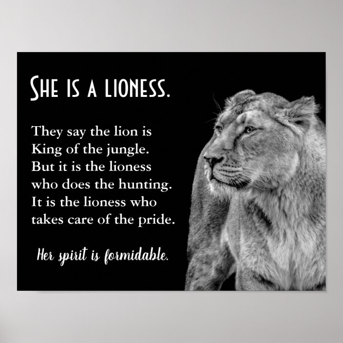 lioness quotes