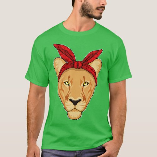 Lioness with Bandana T_Shirt