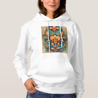 Lioness's Rose Tattoo Sketch Hoodie