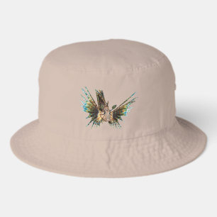 Lionfish - Abstract Design - Cut out of a photo    Bucket Hat
