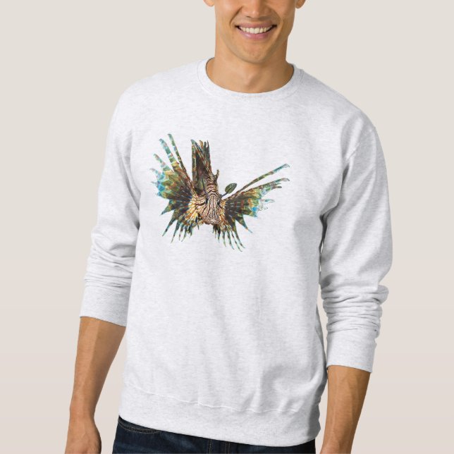 Lionfish - Abstract Design - Cut out of a photo |  Sweatshirt (Front)
