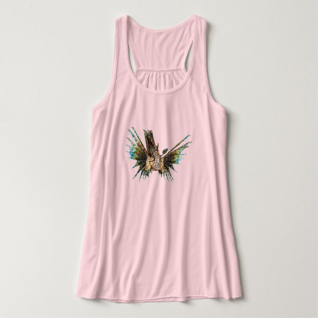 Lionfish - Abstract Design - Cut out of a photo |  Tank Top (Design Front)