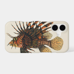 Lionfish Fish, Vintage Marine Ocean Life Animal iPhone 17 Case