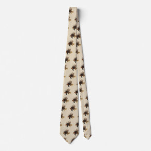 Lionfish Fish, Vintage Marine Ocean Life Animal Neck Tie