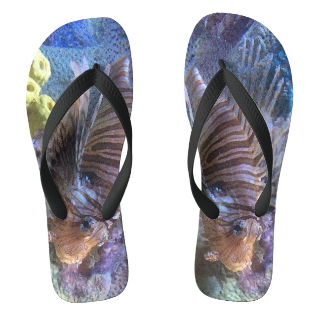 Lionfish Flip Flops (Footbed)