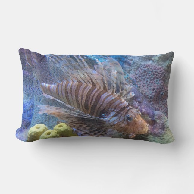 Lionfish Lumbar Pillow (Front)