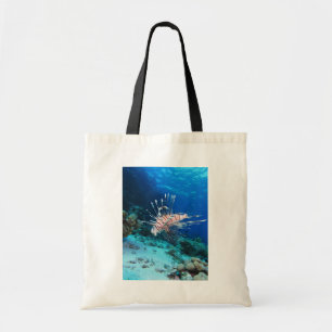 Lionfish or Pterois Miles, Ocean Reef Fish Tote Bag