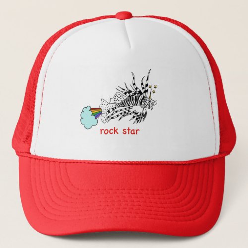 Lionfish Rock Star Trucker Hat