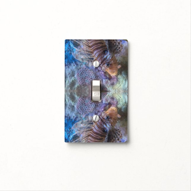 Lionfishes Light Switch Cover (In Situ)