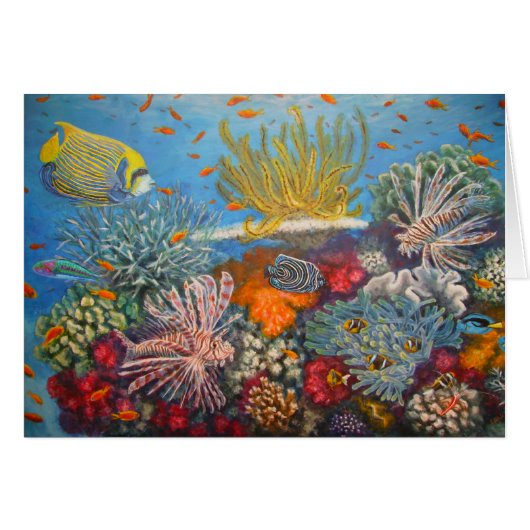 lionfishpainting cards (Front Horizontal)
