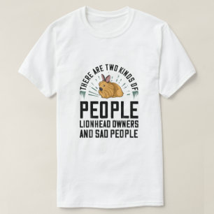 Lionhead Rabbit Gift Bunny Funny T-Shirt