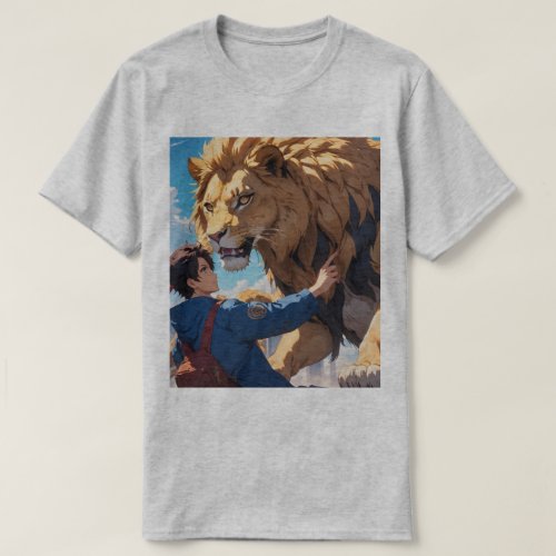 Lionheart Cool Dude Unleash the Roar of Style in T_Shirt