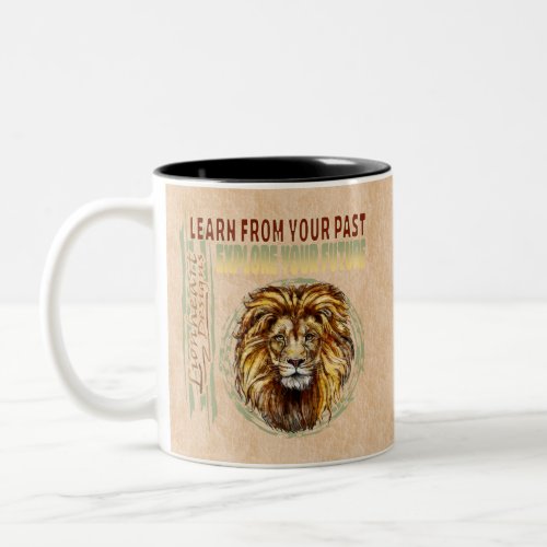 Lionheart Past and Future T_Shirt Two_Tone Coffee Mug