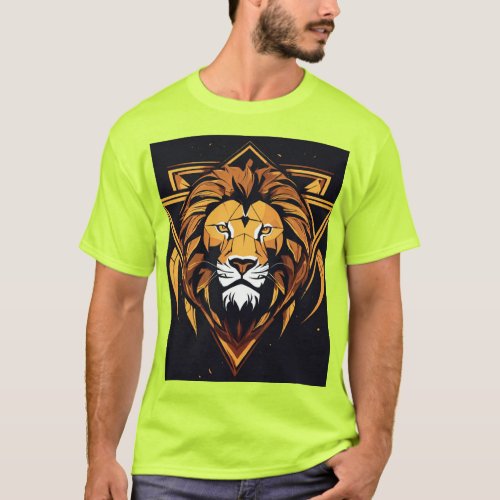 Lionhearted Bold Lion Graphic Tee for Boys