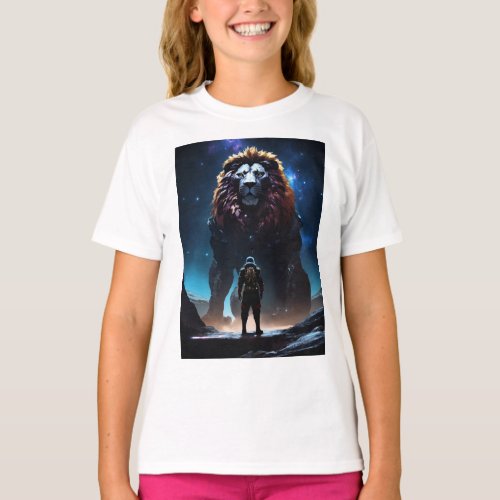 Lionhearted Cosmos The Enigmatic Alliance T_Shirt