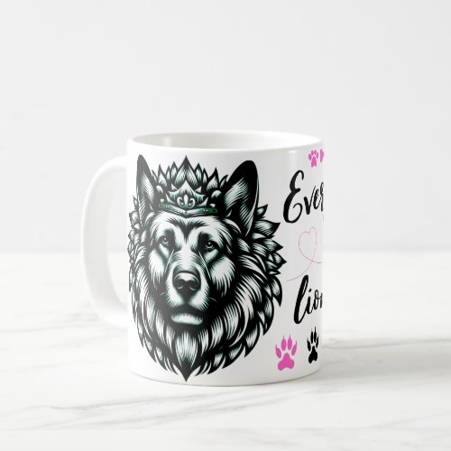 Lionhearted Loyalty Celebrating the Majestic Spir Coffee Mug