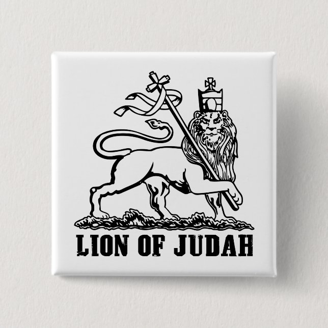 lionofjuda pinback button (Front)