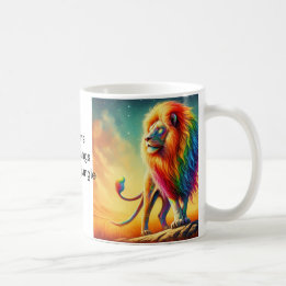 Lions are kings of the jungle coffee mugs