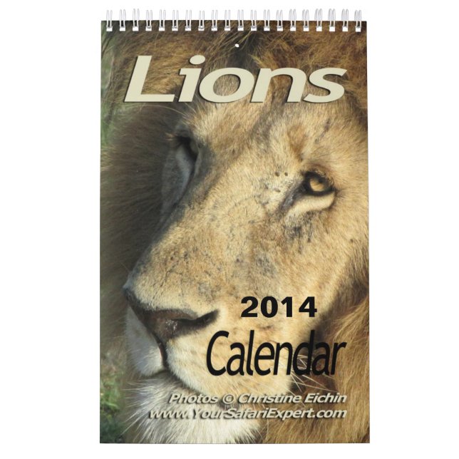 Lions Calendar 2014 (Single-Page) (Cover)