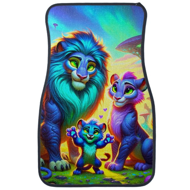 Lions Car Floor Mat (Front)