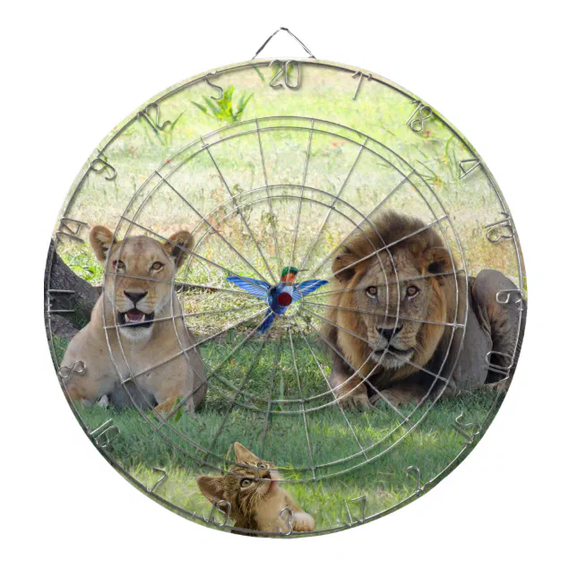 Lions Dart Board