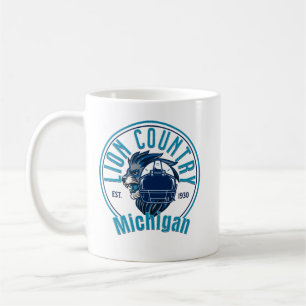 Lions country coffee mug