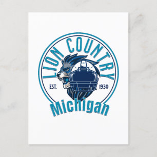 Lions country postcard