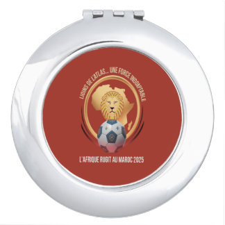 Lions de l’Atlas Compact Mirror