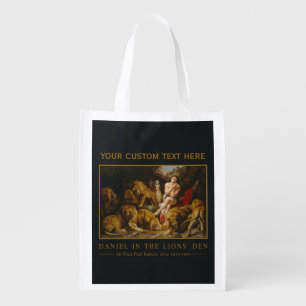 Lions’ Den custom reusable bag