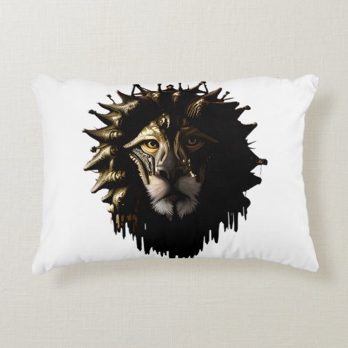 Lions Den Decorative Pillow with Lion Print