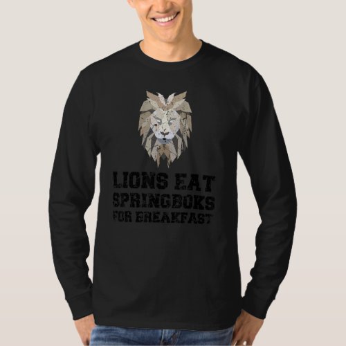 Lions Eat Springboks For Breakfast British Lions R T_Shirt