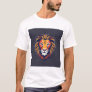 "Lion's Essence: Paul Rand Minimalist Logo T-Shirt