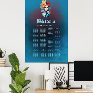 Lion's Eye and Starry Hair Poster