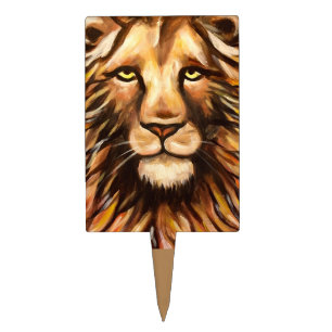 Lion's Face Cake Topper