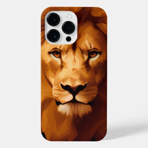 Lions Face iPhone 14 Pro Max Case