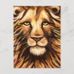 Lion&#39;s Face Postcard