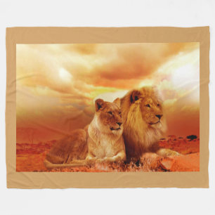 Lions Fleece Blanket