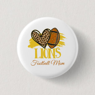 Lions Football Mom Button-Customizable Button