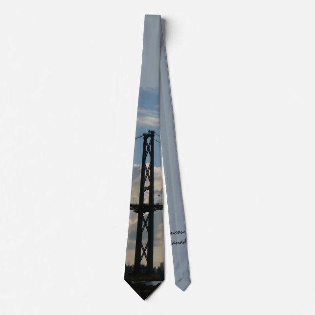 Lions Gate Ties Vancouver Souvenir Necktie Custom (Front)