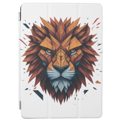Lions Glitch Den Contemporary Geometric design i iPad Air Cover