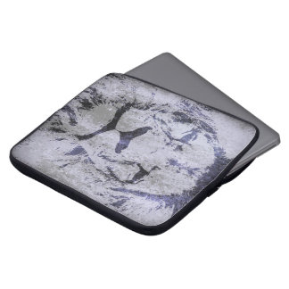 Lions Head Grunge Laptop Computer Sleeve