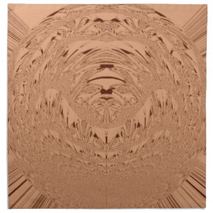 Lion's Head Motif African Print Design Napkin