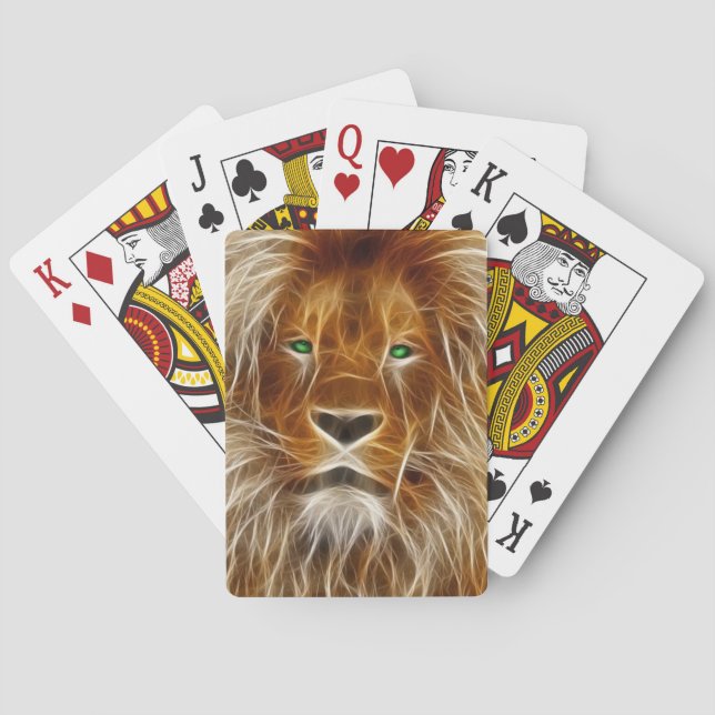 Lion's Head Poker Cards (Back)