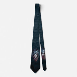 Lion's heart and feminine strength neck tie