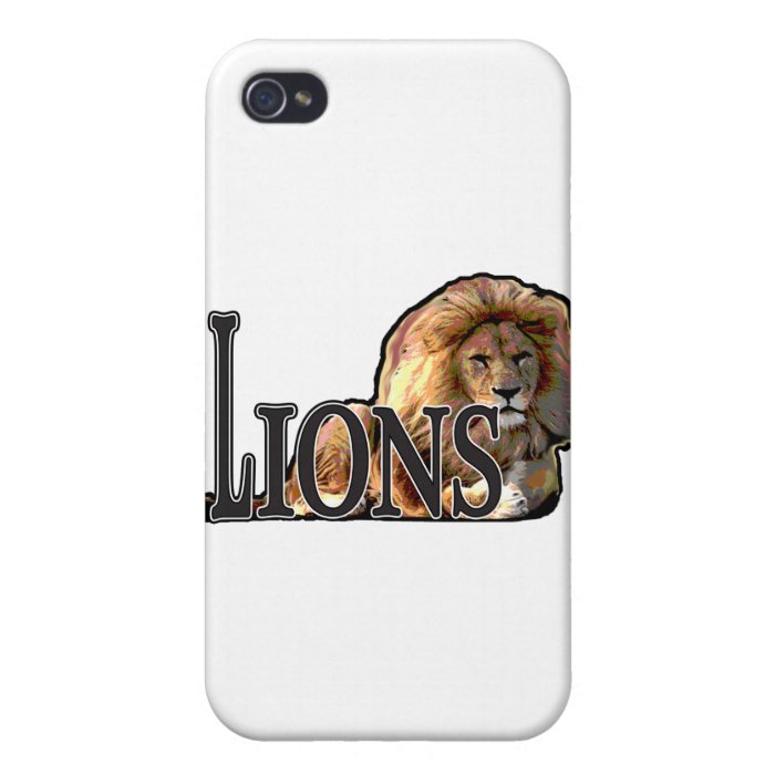 Lions iPhone 4/4S Covers