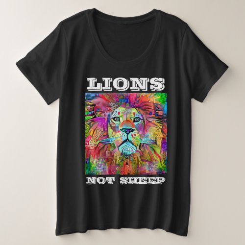 LIONS NOT SHEEP PATRIOT T_SHIRTS TEES