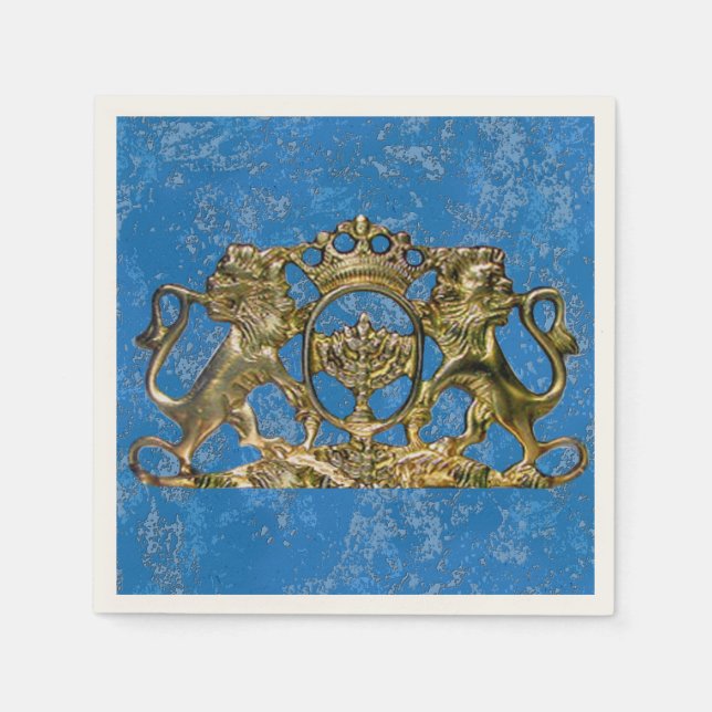 Lions of Judah Napkins (Front)