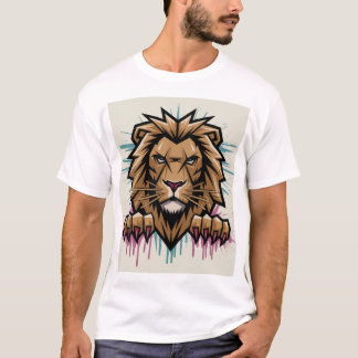 Lions on the Hunt:Nature’s Fierce Pursuit T-Shirt