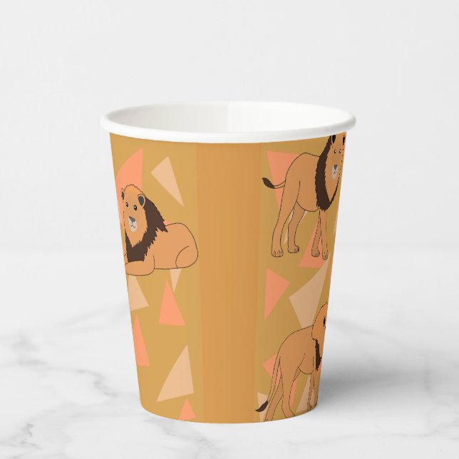 Lions Paper Cups (Left)